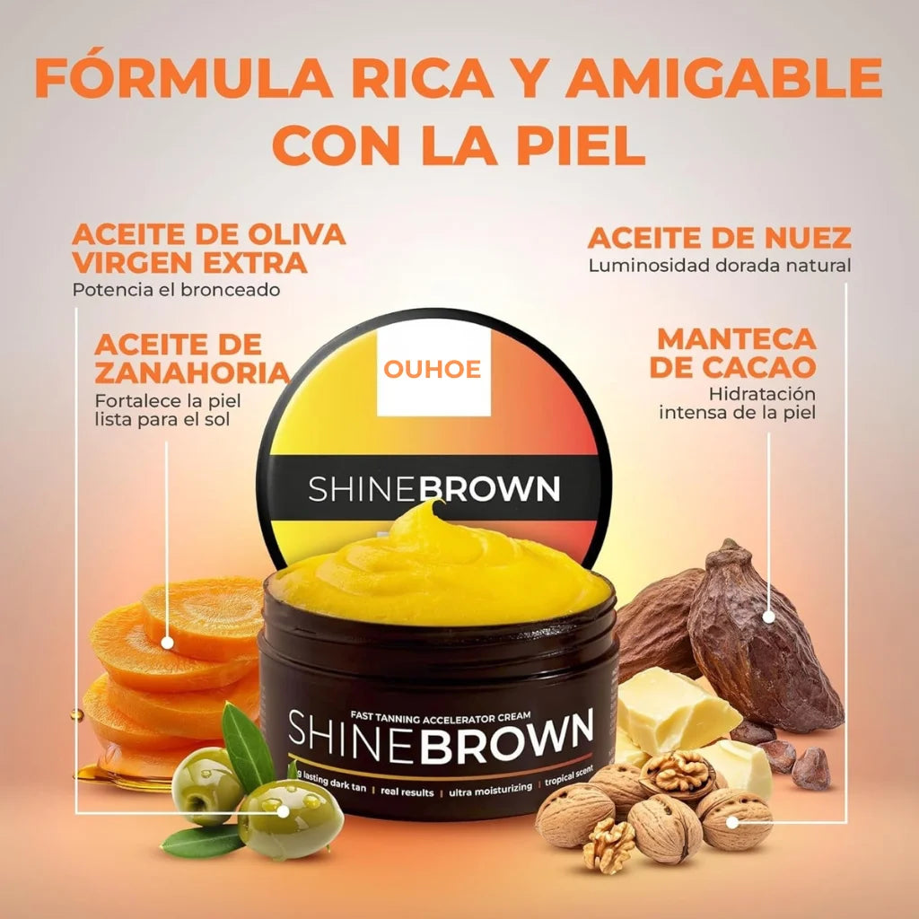 Consigue un Bronceado de Verano en Minutos | ShineBrown™