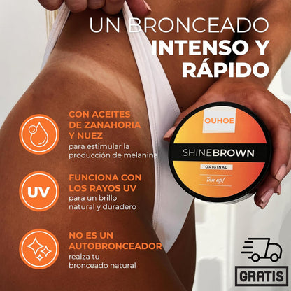 Consigue un Bronceado de Verano en Minutos | ShineBrown™